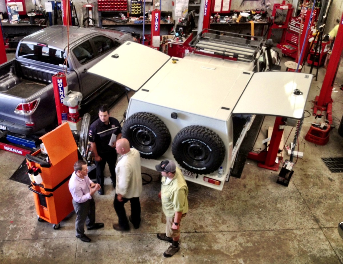 Sherpa 2 at ARB Cooper's Plains outside of Brisbane